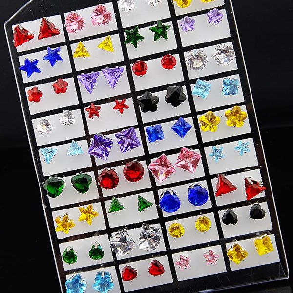 72pcs mix heart stars round square cubic zirconia stainless steel fashion stud earrings +pad for womens mens wholesale jewelry lots a331, Golden;silver
72pcs mix heart stars round square cubic zirconia stainless steel fashion stud earrings +pad for womens mens wholesale jewelry lots a331, Golden;silver