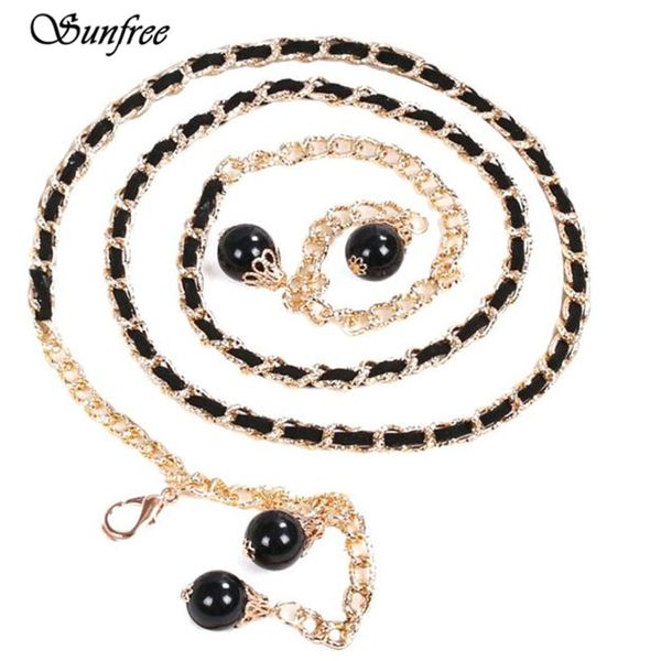 wholesale- sun2016 new women's lady fashion metal chain pearl style belt body chain brand new nov 23, Black;brown
wholesale- sun2016 new women's lady fashion metal chain pearl style belt body chain brand new nov 23, Black;brown