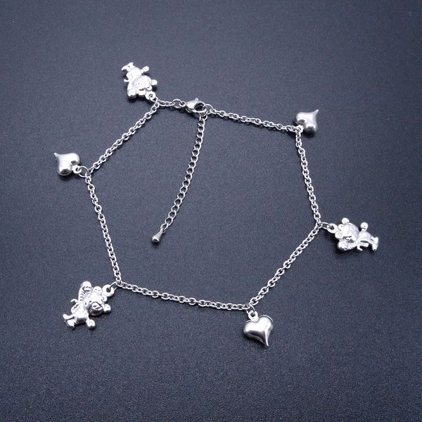 stainless steel anklets fashion jewelry ankle bracelet angel and heart charm waterproof 23+5 cm adjust to 11" factory offer, Red;blue
stainless steel anklets fashion jewelry ankle bracelet angel and heart charm waterproof 23+5 cm adjust to 11" factory offer, Red;blue