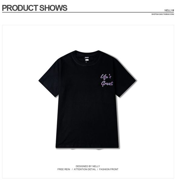 wholesale-2017 new summer sports card neck summer surf original pattern casual youth tide loose round t-shirt printing men's short-slee, Black
wholesale-2017 new summer sports card neck summer surf original pattern casual youth tide loose round t-shirt printing men's short-slee, Black
