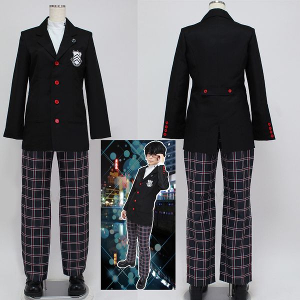 persona 5 akira kurusu outfit cosplay costumes, Black 
persona 5 akira kurusu outfit cosplay costumes, Black