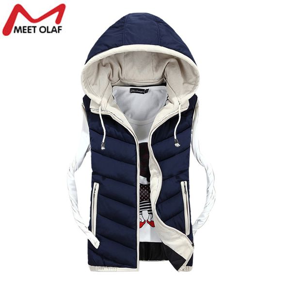 wholesale- winter men vest fashion outerwear warm sleeveless waistcoat male hooded cotton-padded vest jacket yl557, Black;white
wholesale- winter men vest fashion outerwear warm sleeveless waistcoat male hooded cotton-padded vest jacket yl557, Black;white