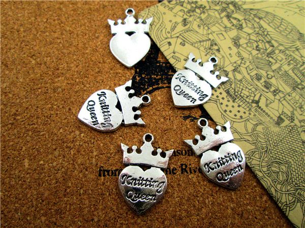 45pcs--knitting queen charms antique tibetan silver tone knitting queen charm pendants 26x18mm, Bronze;silver
45pcs--knitting queen charms antique tibetan silver tone knitting queen charm pendants 26x18mm, Bronze;silver