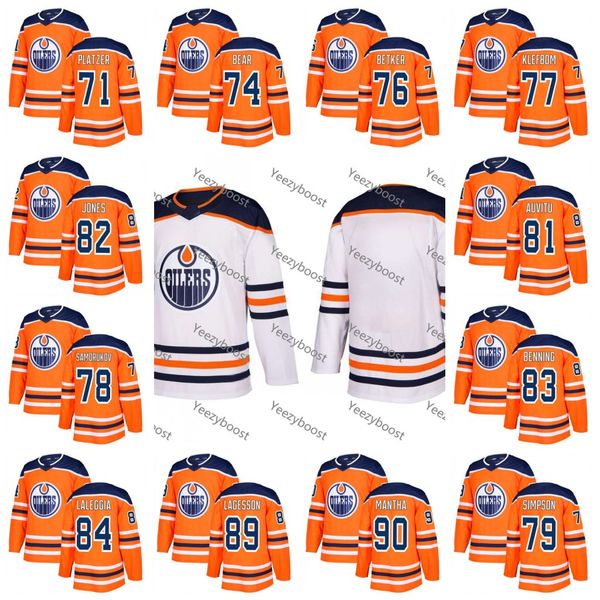 Women 100th Edmonton Oilers 2017-2018 78 Dmitri Samorukov 79 Dillon Simpson 81 Yohann Auvitu 82 Caleb Jones 83 Matthew Benn Hockey Jerseys
Women 100th Edmonton Oilers 2017-2018 78 Dmitri Samorukov 79 Dillon Simpson 81 Yohann Auvitu 82 Caleb Jones 83 Matthew Benn Hockey Jerseys