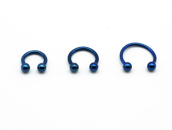 blue horseshoe 316l surgical steel nose labret ear piercing hoop ring eyebrow universal vacuum plating titanium 16g body jewelry, Silver
blue horseshoe 316l surgical steel nose labret ear piercing hoop ring eyebrow universal vacuum plating titanium 16g body jewelry, Silver