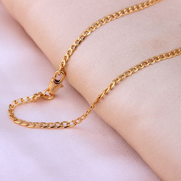 wholesale- gold-color chains necklace for men chain length 16/18/20/22/24/26/28/30 inch 2mm costome accessories jewelry wholesale, Silver
wholesale- gold-color chains necklace for men chain length 16/18/20/22/24/26/28/30 inch 2mm costome accessories jewelry wholesale, Silver