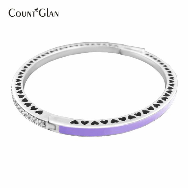bracelet 2017 lavender radiant hearts bracelets & bangles pulseiras para as mulheres mujer sterling-silver-jewelry feminina, Golden;silver
bracelet 2017 lavender radiant hearts bracelets & bangles pulseiras para as mulheres mujer sterling-silver-jewelry feminina, Golden;silver