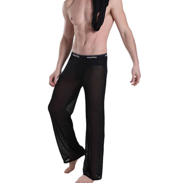 wholesale- manview brand cargo pants mesh transparent casual men's pants with nylon joggers of male trousers m01-6, Black
wholesale- manview brand cargo pants mesh transparent casual men's pants with nylon joggers of male trousers m01-6, Black