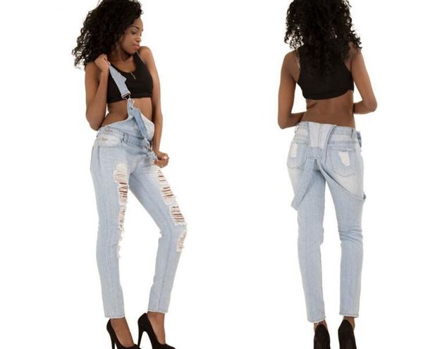 wholesale- women plus size cotton light blue holes denim overalls jumpsuits hollow out long pants jeans jumpsuits, Black;white
wholesale- women plus size cotton light blue holes denim overalls jumpsuits hollow out long pants jeans jumpsuits, Black;white