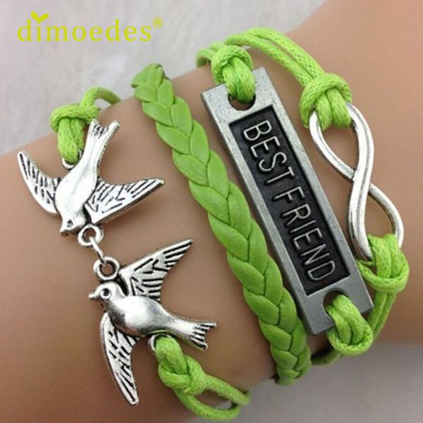 wholesale- bracelets diomedes gussy life wholesale new fashion friend leather cute charm bracelet plated silver jan26, Golden;silver
wholesale- bracelets diomedes gussy life wholesale new fashion friend leather cute charm bracelet plated silver jan26, Golden;silver
