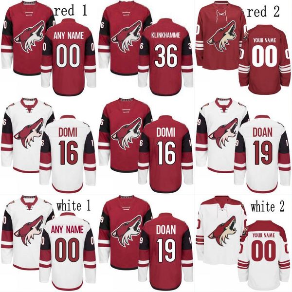 Arizona Coyotes Jersey 23 Oliver Ekman-Larsson 33 Alex Goligoski 4 Niklas Hjalmarsson 2 Luke Schenn Custom Hockey Jerseys Cheap