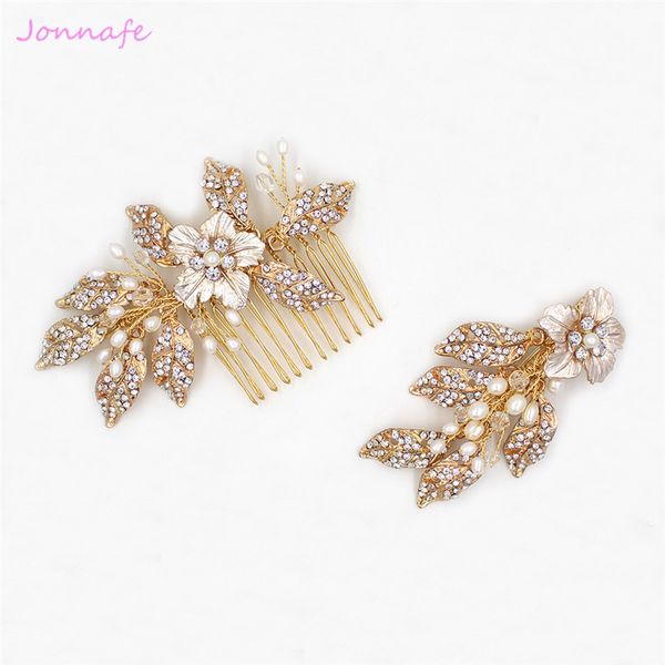 beijia Gold Leaf Bridal Hair Comb Clip Pearls Wedding Jewelry Hair Accessories Women Headpiece Vintage Hairpins
beijia Gold Leaf Bridal Hair Comb Clip Pearls Wedding Jewelry Hair Accessories Women Headpiece Vintage Hairpins