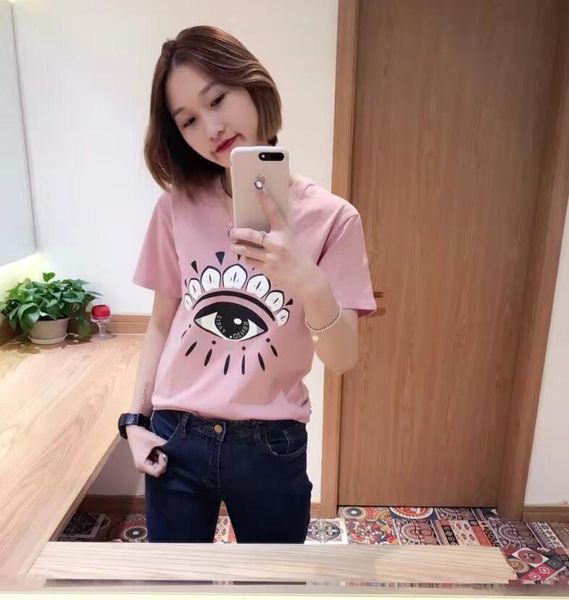 2017 new summer fashion pink printing tee big eyes sequin t shirt women cotton tears t-shirt casual plus size women, White
2017 new summer fashion pink printing tee big eyes sequin t shirt women cotton tears t-shirt casual plus size women, White