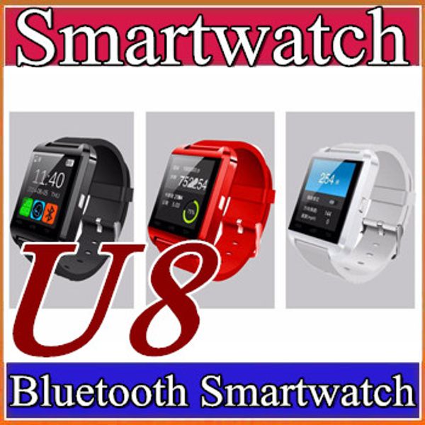

10x u8 smart watch a1 gt08 dz09 phone mate bluetooth for ios android iphone samsung lg htc1.44led u8 pro bluetooth watch touch screen a-bs