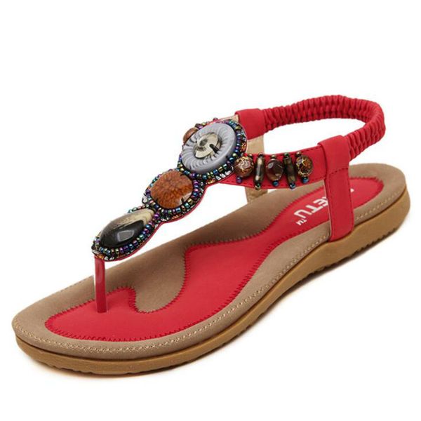 women sandal bohemia beads summer sandals new fashion flat woman shoes wild casual shoes, Black
women sandal bohemia beads summer sandals new fashion flat woman shoes wild casual shoes, Black
