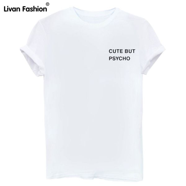 summer cotton women t-shirt shirt psycho o neck cute t white style but wholesale- fashion black petdq
summer cotton women t-shirt shirt psycho o neck cute t white style but wholesale- fashion black petdq