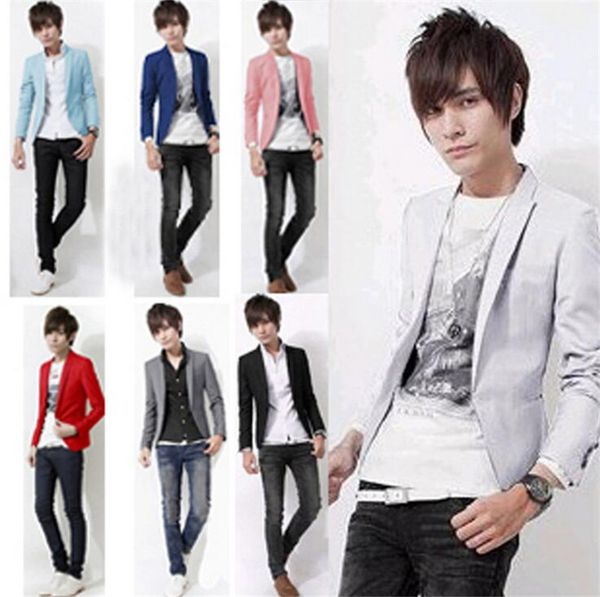 Korean Candy Color Stylish Mens Casual Clothes Slim Fit Stylish Suit Blazer Coats Jackets Business Blazer Suit
Korean Candy Color Stylish Mens Casual Clothes Slim Fit Stylish Suit Blazer Coats Jackets Business Blazer Suit