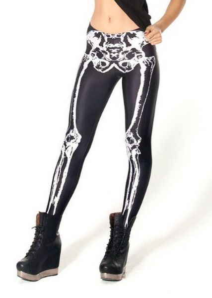 wholesale- 2016 fashion women skeleton digital printed pants black bone leggings brand clothes for women
wholesale- 2016 fashion women skeleton digital printed pants black bone leggings brand clothes for women