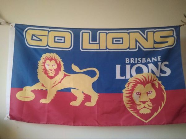 Брисбенский флаг Львов 90 x 150 см Полиэфир AFL Австралийский футбольный клуб Aussie Fans Ba
Брисбенский флаг Львов 90 x 150 см Полиэфир AFL Австралийский футбольный клуб Aussie Fans Ba