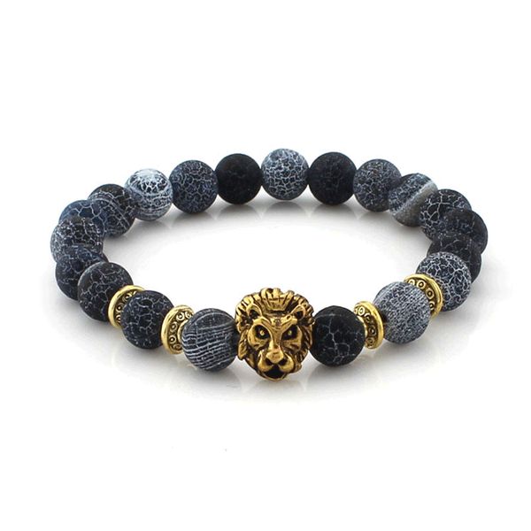 8mm handmade lion head macrame adjustable lava fossil agate stone gemstone beaded bracelet oil diffuser bracelet b349s, Golden;silver
8mm handmade lion head macrame adjustable lava fossil agate stone gemstone beaded bracelet oil diffuser bracelet b349s, Golden;silver