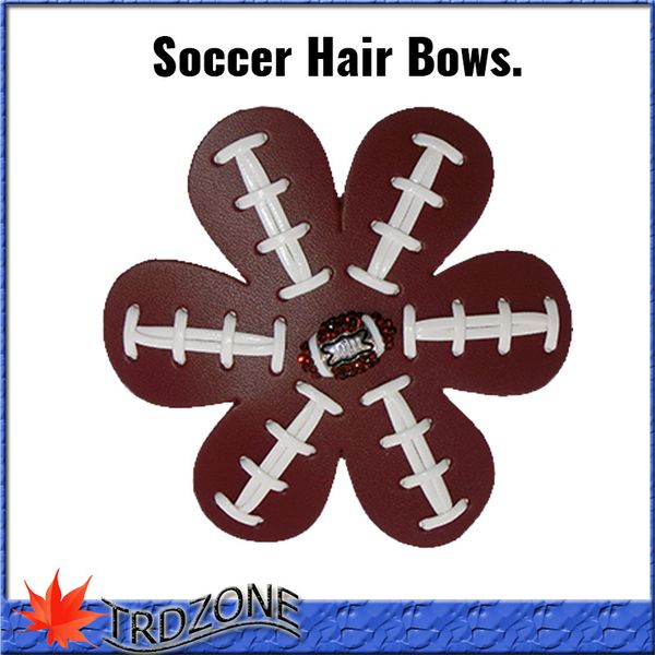 2017 softball baseball football leather hair flower hairclips seamed hair bows team colors rhinestone super bowl dhl, Golden;silver
2017 softball baseball football leather hair flower hairclips seamed hair bows team colors rhinestone super bowl dhl, Golden;silver