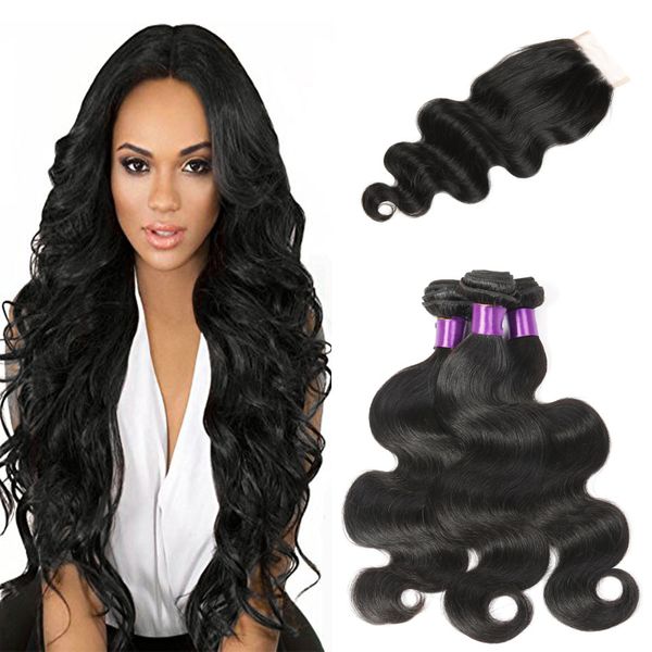 brazilian hair 3 bundles with 4*4 closure soft human hair body wave with closure 100% unprocessed human hair for black women, Black;brown
brazilian hair 3 bundles with 4*4 closure soft human hair body wave with closure 100% unprocessed human hair for black women, Black;brown