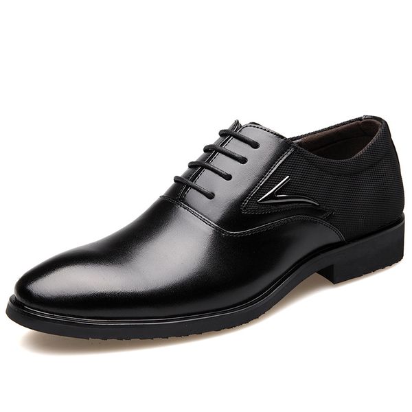 british men's pu leather business dress shoes black brown pointed toe lace-up wedding party shoes fashion men flats oxfords 2.5a
british men's pu leather business dress shoes black brown pointed toe lace-up wedding party shoes fashion men flats oxfords 2.5a