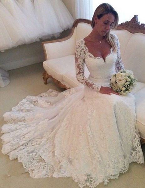 a line wedding dresses 2019 winter style lace long sleeves appliques princess latest design sweep train bridal gowns sheer modern, White
a line wedding dresses 2019 winter style lace long sleeves appliques princess latest design sweep train bridal gowns sheer modern, White