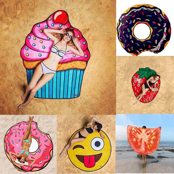 18 designs round beach towel pizza hamburger skull ice cream strawberry smiley emoji pineapple watermelon shower towel blanket shawl
18 designs round beach towel pizza hamburger skull ice cream strawberry smiley emoji pineapple watermelon shower towel blanket shawl
