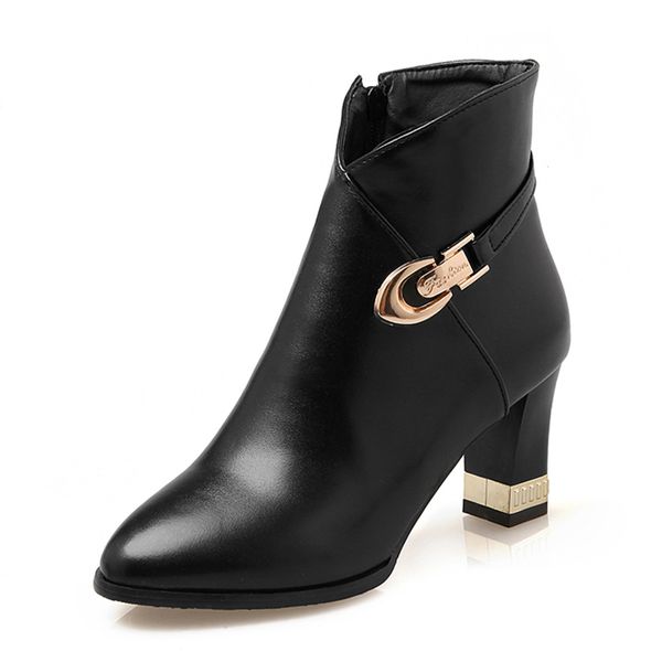 size 35-43 new 2017 autumn winter boots fashion martin boots women casual leather boots buckle warm women, Black
size 35-43 new 2017 autumn winter boots fashion martin boots women casual leather boots buckle warm women, Black