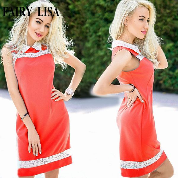 wholesale- summer lace splice office dress women casual plus size vintage dress sleeveless party dresses clothes china, White;black
wholesale- summer lace splice office dress women casual plus size vintage dress sleeveless party dresses clothes china, White;black