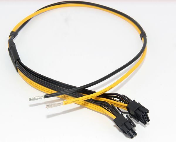 100pcs/lot dual pcie pci-e graphics video card 8pin 6+2pin diy splitter power cable cord for bitcoin litecoin rig miner 12awg+16awg
100pcs/lot dual pcie pci-e graphics video card 8pin 6+2pin diy splitter power cable cord for bitcoin litecoin rig miner 12awg+16awg
