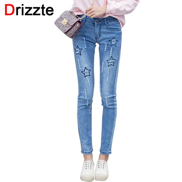 wholesale- drizzte womens stretch denim skinny jeans stars tassel ripped trousers pants jean for women 26 27 28 29 30 31, Blue
wholesale- drizzte womens stretch denim skinny jeans stars tassel ripped trousers pants jean for women 26 27 28 29 30 31, Blue