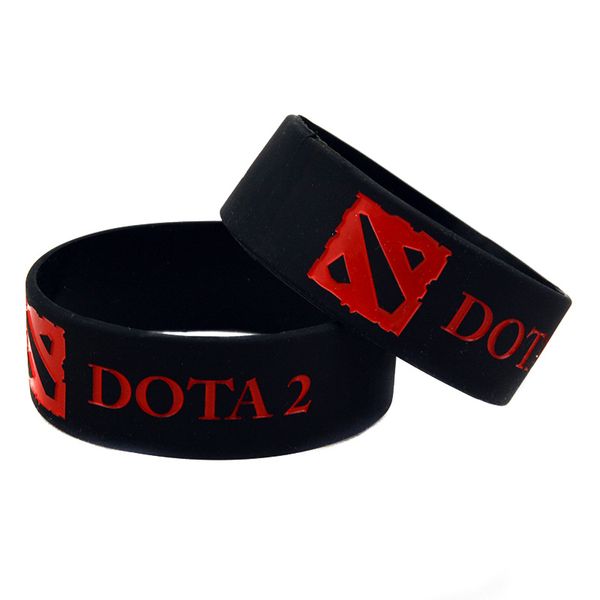 1 дюйм широкий браслет DOTA 2 силиконовый браслет игры браслет используется в любых 
1 дюйм широкий браслет DOTA 2 силиконовый браслет игры браслет используется в любых