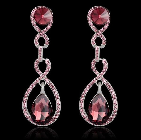 6 pairs earrings crystal teardrop hanging earrings women jewelry gifts for her women jewelry, Silver
6 pairs earrings crystal teardrop hanging earrings women jewelry gifts for her women jewelry, Silver