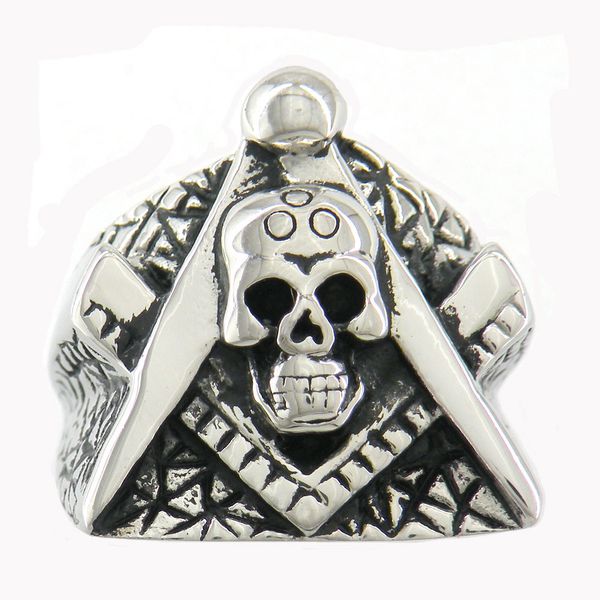 fanssteel stainless steel mens or wemens jewelry masonary antique skull master mason compass bow masonic ring gift 11w03, Silver
fanssteel stainless steel mens or wemens jewelry masonary antique skull master mason compass bow masonic ring gift 11w03, Silver
