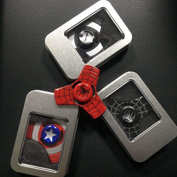 Spiderman Fidget Spinners Мультфильм Spinner Золотой Капитан Америка щит Сплав Металла EDC Кончик
Spiderman Fidget Spinners Мультфильм Spinner Золотой Капитан Америка щит Сплав Металла EDC Кончик