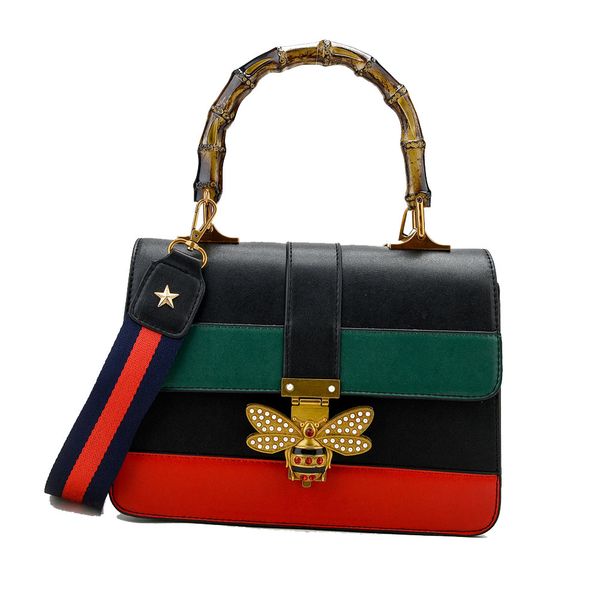 Women messenger Bag Women Handbag Bee lock Shoulder bag crossbody bag Tote Bags with Bamboo handle 2017 NEW
Women messenger Bag Women Handbag Bee lock Shoulder bag crossbody bag Tote Bags with Bamboo handle 2017 NEW