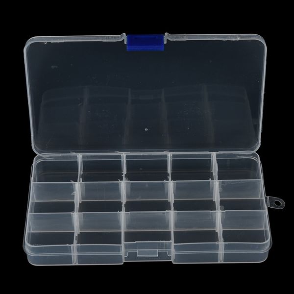 1pcs convenient fishing lure tool case tackle boxs plastic clear fishing track box with 15 compartments wholesale
1pcs convenient fishing lure tool case tackle boxs plastic clear fishing track box with 15 compartments wholesale