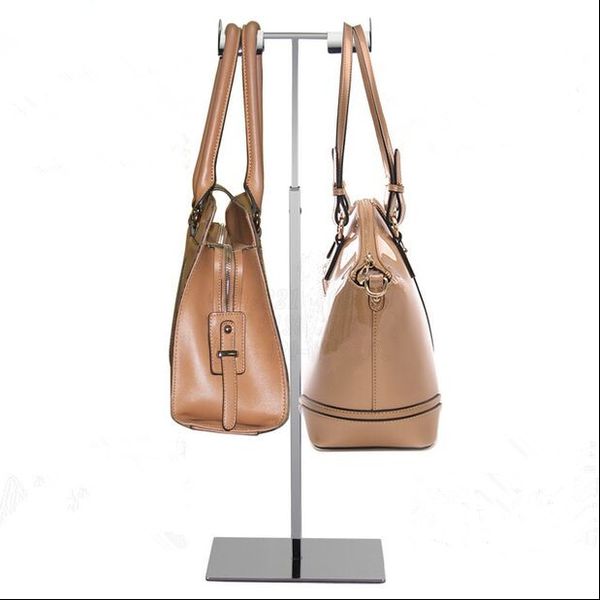 multifunction double women bags display stand stainess steel handbag display rack adjustable wig hat purse clothing props holder shelf
multifunction double women bags display stand stainess steel handbag display rack adjustable wig hat purse clothing props holder shelf