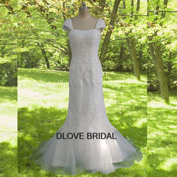 vintage vestios de novia real p wedding dress cap sleeve sweep train lace appliques bridal gown factory made to order, White
vintage vestios de novia real p wedding dress cap sleeve sweep train lace appliques bridal gown factory made to order, White