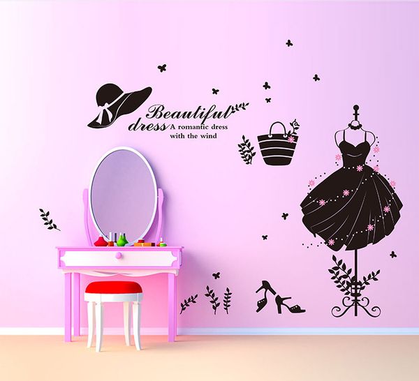 Красивое Платье Стикер Стены DIY Вечернее Платье Wall Art Наклейка на День святого Вал
Красивое Платье Стикер Стены DIY Вечернее Платье Wall Art Наклейка на День святого Вал