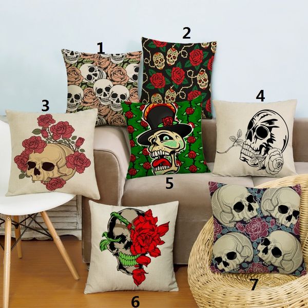 sugar skulls decorative pillow creative furnishing cushion with double sides printing linen cotton pillow case 17.7x17.7inch
sugar skulls decorative pillow creative furnishing cushion with double sides printing linen cotton pillow case 17.7x17.7inch