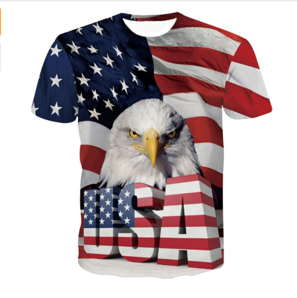 men women fashion 3d t shirt harajuku tee shirts cool usa eagle prints tshirts male female hipster america flag t shirts tees tx075, White;black 
men women fashion 3d t shirt harajuku tee shirts cool usa eagle prints tshirts male female hipster america flag t shirts tees tx075, White;black