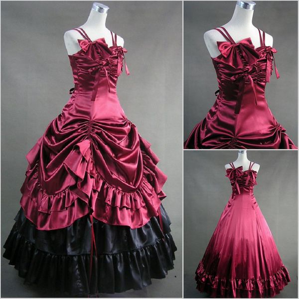 gorgeous spaghetti backless pick-ups prom gothic lolita lotus leaf prom dresses simple pleats floor-length gowns 2018 real p, Black
gorgeous spaghetti backless pick-ups prom gothic lolita lotus leaf prom dresses simple pleats floor-length gowns 2018 real p, Black