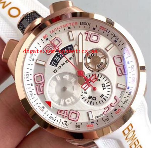 fashion luxury new authentic bomberg bolt 68 quartz chrono white pvd rubber bracelet watch 45mm men's watches quality, Slivery;brown
fashion luxury new authentic bomberg bolt 68 quartz chrono white pvd rubber bracelet watch 45mm men's watches quality, Slivery;brown