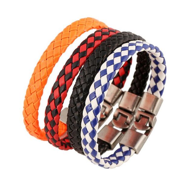 brand new popular retro knit leather bracelet fb079 mix order 20 pieces a lot charm bracelets, Golden;silver
brand new popular retro knit leather bracelet fb079 mix order 20 pieces a lot charm bracelets, Golden;silver