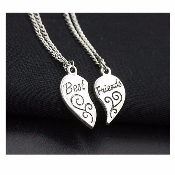 

wholesale-exo choker new 2016 summer men bijoux silver plated friend love heart necklaces for women chain jewelry gift one direction