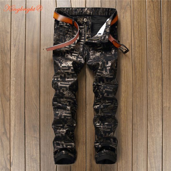 wholesale- king bright 2017 new arrival printed jeans men fashion brand elastic jeans denim overall skinny jeans slim fit pant, Blue
wholesale- king bright 2017 new arrival printed jeans men fashion brand elastic jeans denim overall skinny jeans slim fit pant, Blue