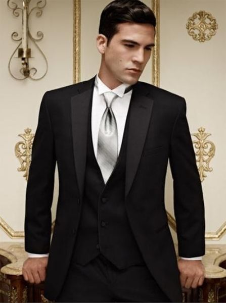 new arrivals two buttons black groom tuxedos notch lapel man groomsman men wedding suits bridegroom (jacket+pants+tie+vest) no:888, Black;gray
new arrivals two buttons black groom tuxedos notch lapel man groomsman men wedding suits bridegroom (jacket+pants+tie+vest) no:888, Black;gray